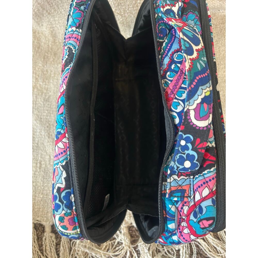 Vera Bradley Haymarket Paisley Cosmetic Travel Bag - Picture 3 of 8